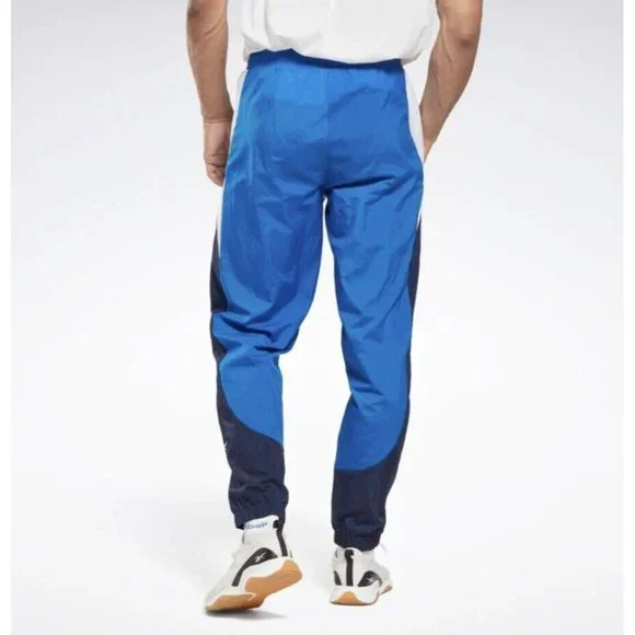 Reebok HT1687 Training Woven Performance Joggers Vector Blue ( M ) - Picture 2 of 5